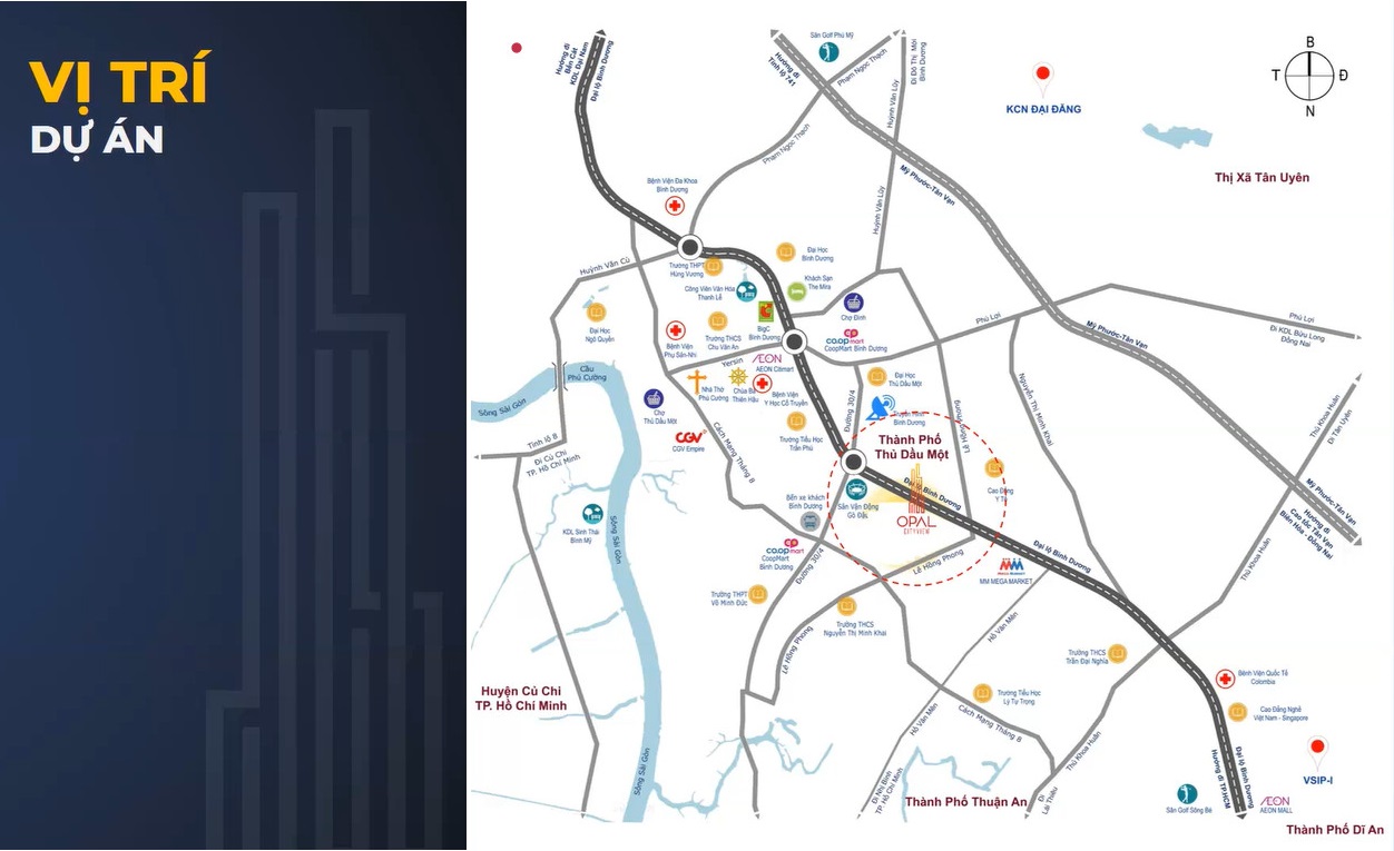 Vị trí Opal Cityview