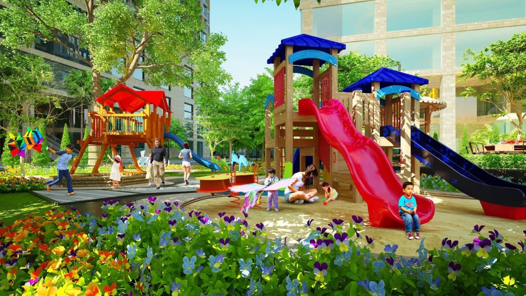 Khu vui chơi trẻ em tại EcoXuan Lái Thiêu