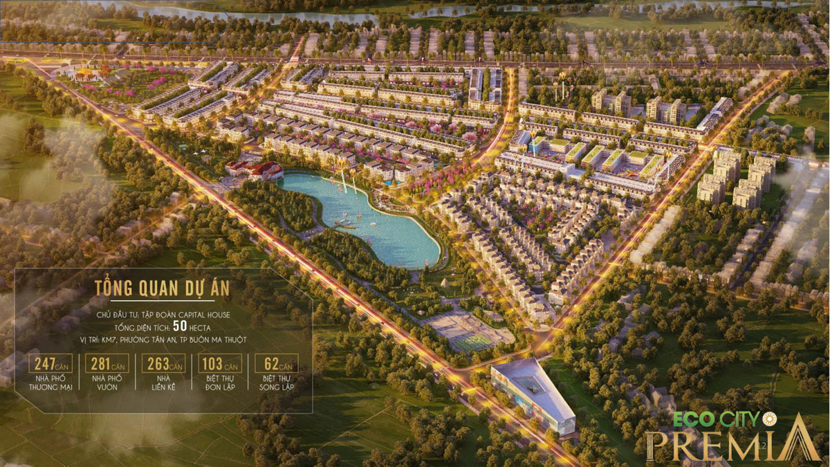Dự án Khu đô thị Eco City Premia Buôn Ma Thuột