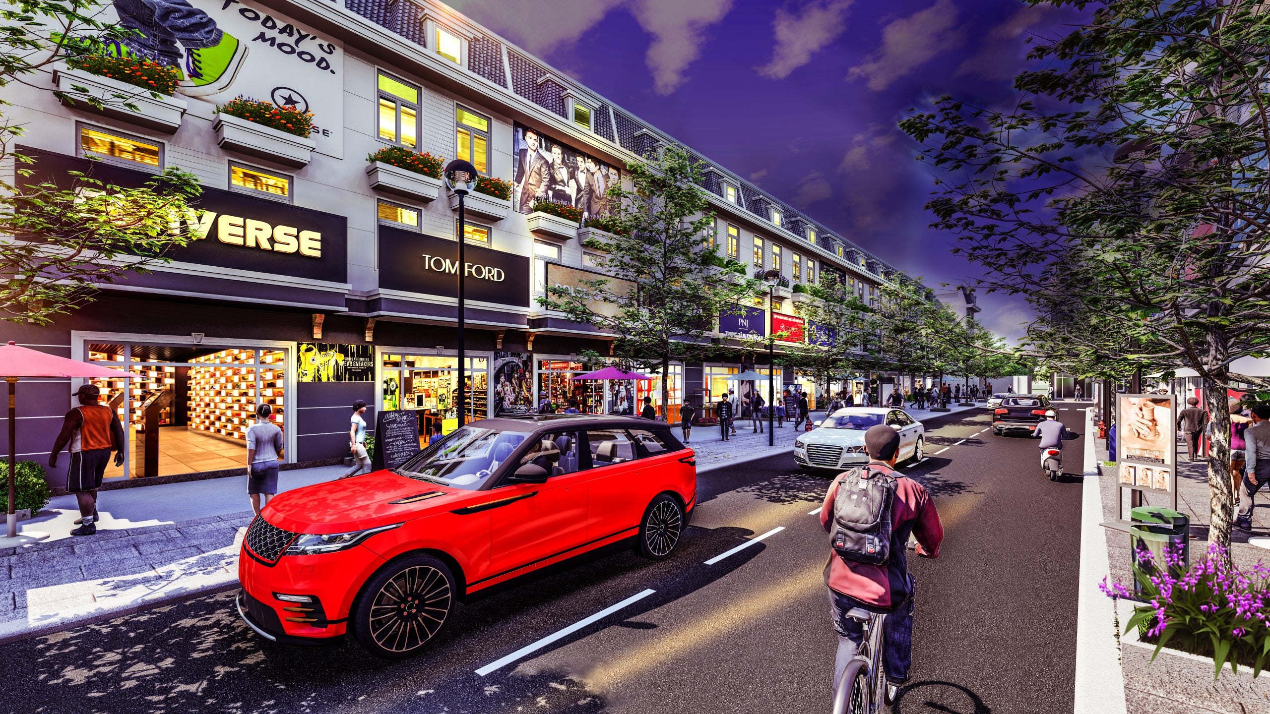 Phối cảnh dự án Đại Phát Mall Town