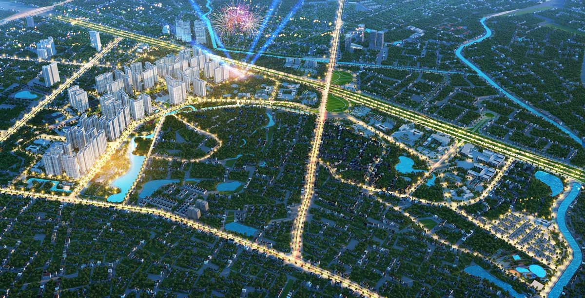 Phối cảnh dự án khu đô thị Vinhomes Hóc Môn