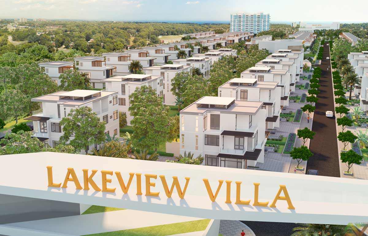 Phối cảnh dự án biệt thự Lakeview Villa Phú Mỹ