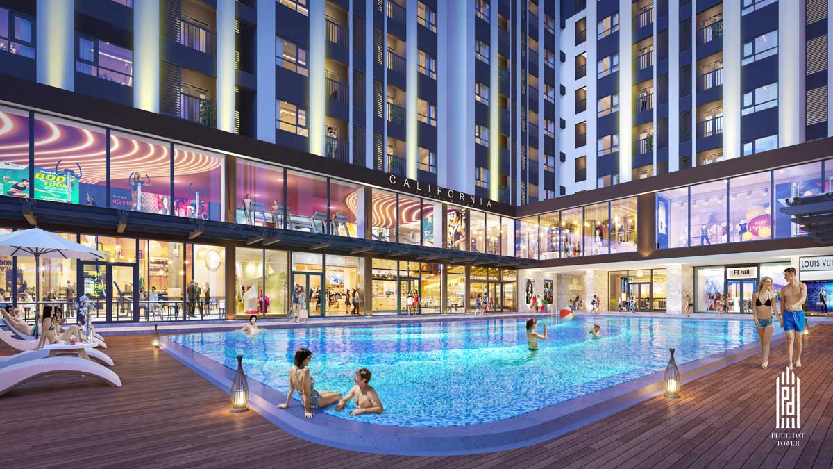 Tiện ích dự án căn hộ chung cư Phúc Đạt Tower Đông Hòa Dĩ An Bình Dương