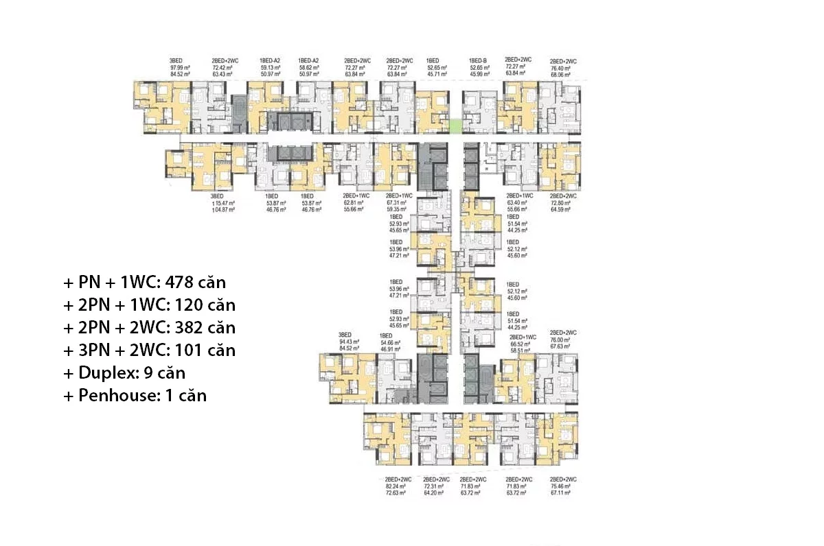 mat-bang-tang-dien-hinh-du-an-the-emerald-golf-view-1 Mặt bằng tầng điển hình
