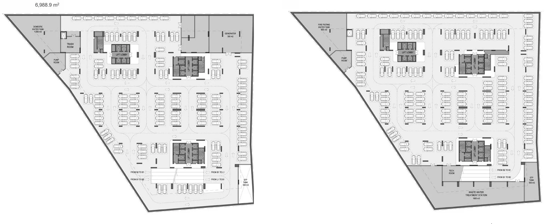 mat-bang-tang-ham-du-an-the-emerald-golf-view Mặt bằng tầng hầm dự án The Emerald Golf View Bình Dương