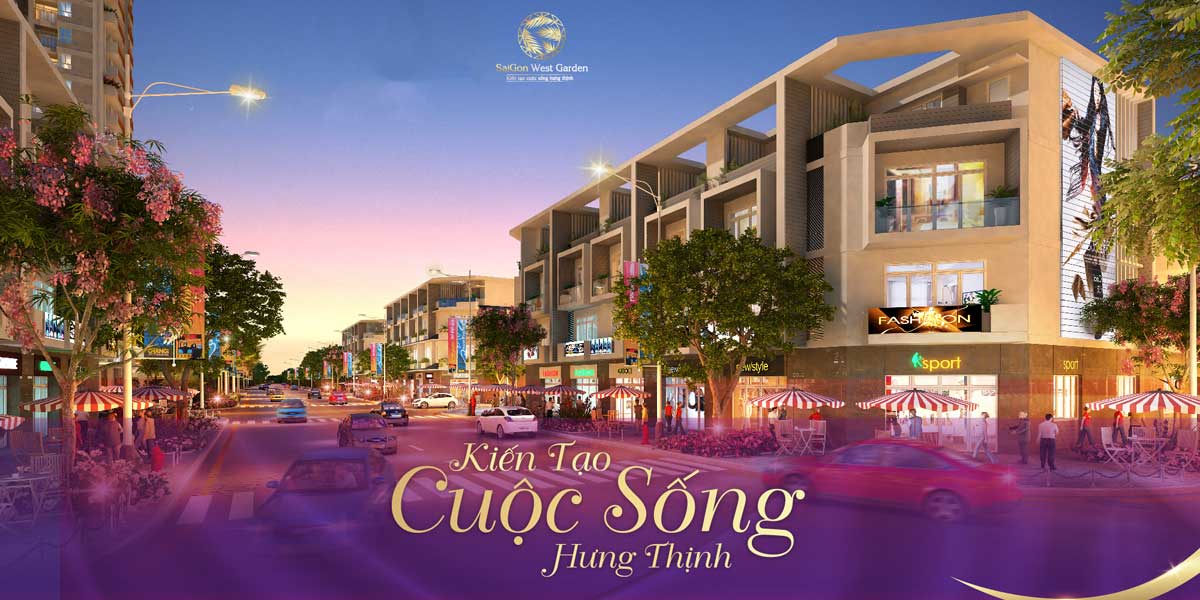 phoi-canh-nha-pho-saigon-west-garden Dự án đất nền Saigon West Garden Bình Tân, Tân Kỳ Tân Quý Bình Tân