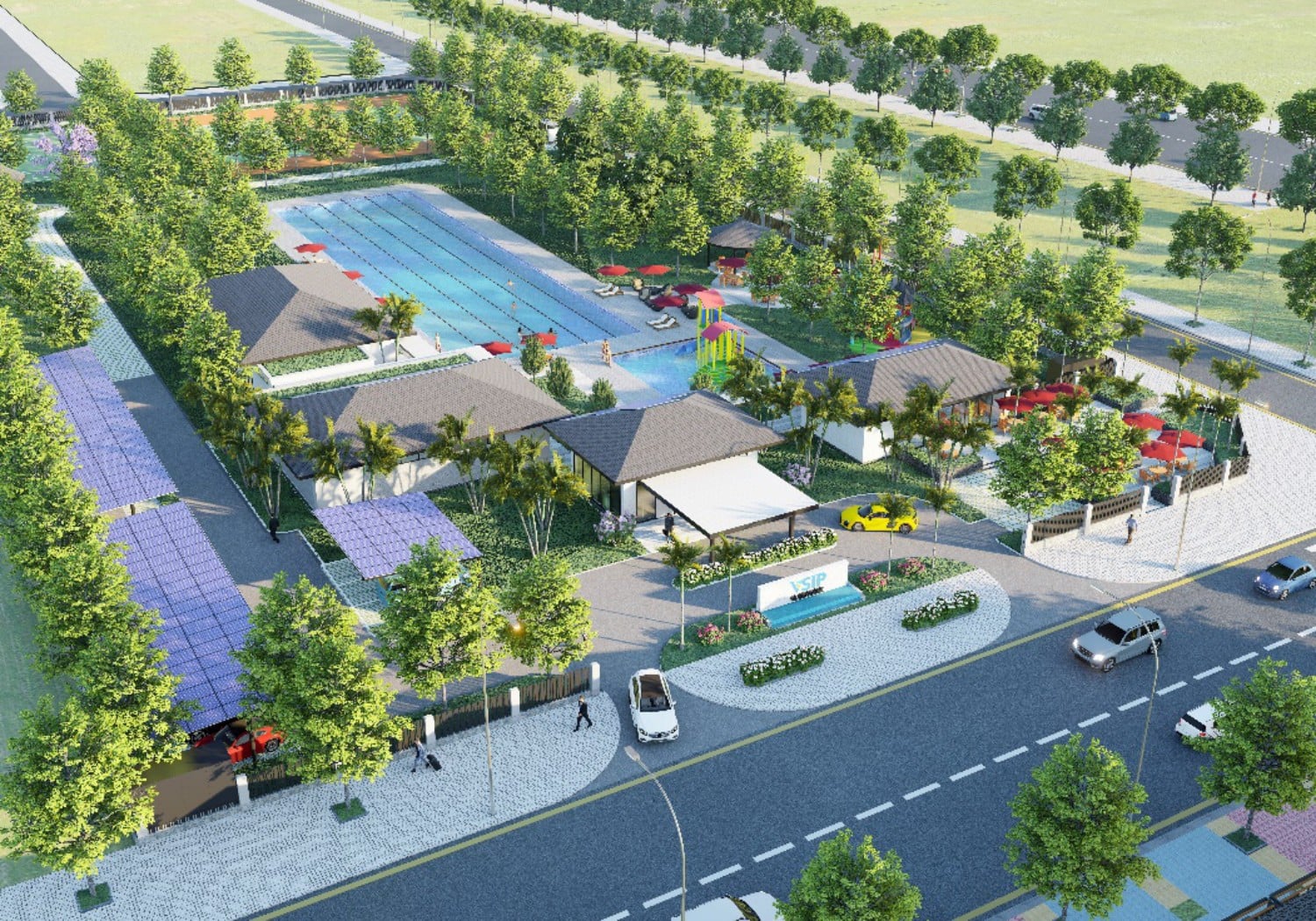 Tiện ích nội khu dự án Sun Casa Central Bình Dương