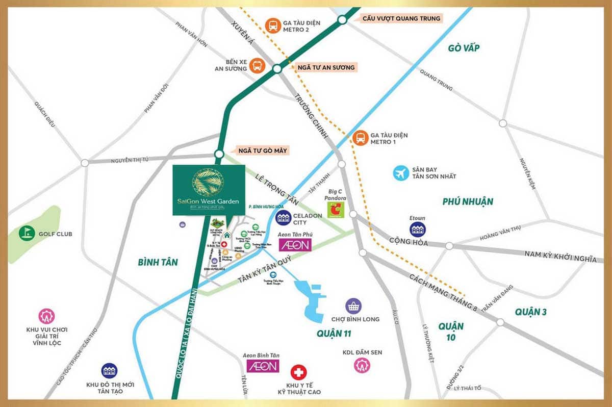 vi-tri-du-an-saigon-west-garden Dự án đất nền Saigon West Garden Bình Tân, Tân Kỳ Tân Quý Bình Tân