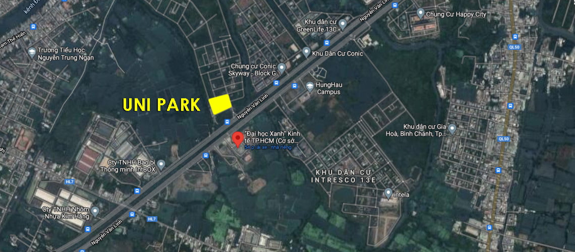 vi-tri-du-an-uni-park-binh-chanh Dự án căn hộ Uni Park Luxury Apartment Nguyễn Văn Linh, Bình Chánh