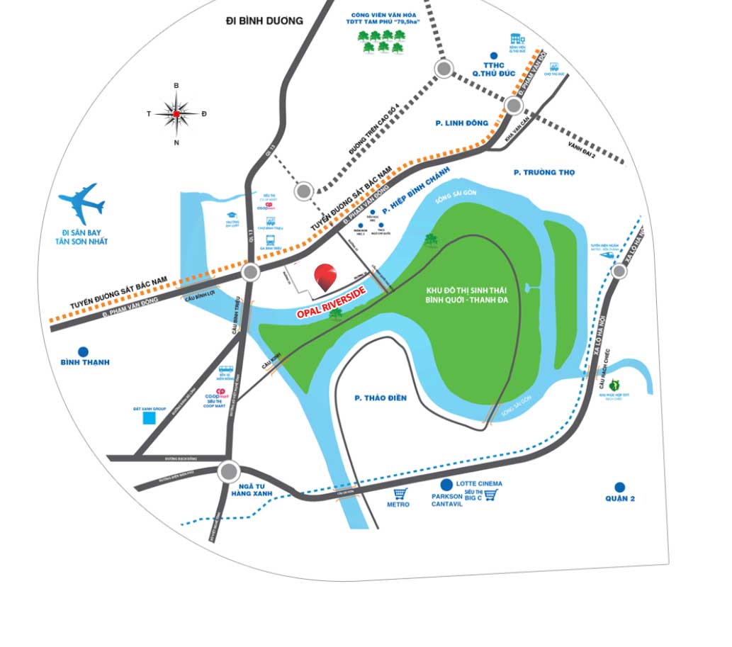 Vị trí Opal Riverside