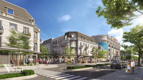 Phối cảnh dự án Vincom shophouse Mỹ Tho Tiền Giang
