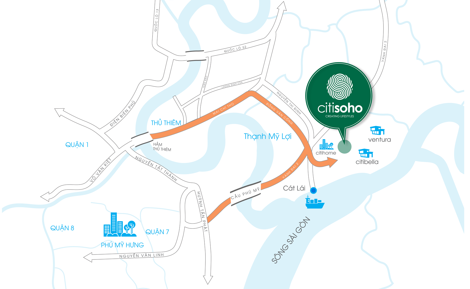 mapcitisoho-02 Citisoho - Dự án căn hộ Citi Soho Kiến Á Quận 2 - Mua bán giá tốt nhất