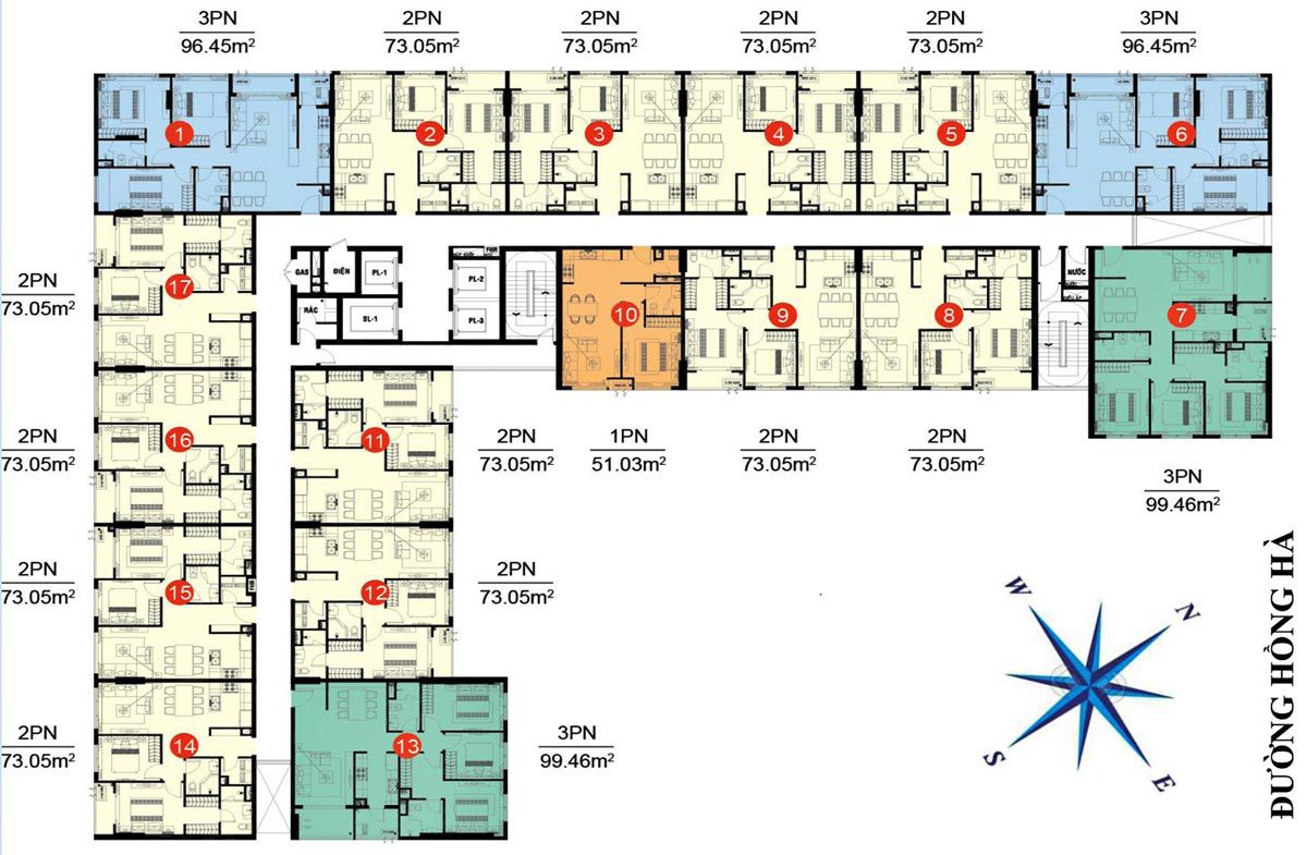 mat-bang-can-ho-orchard-garden Dự án căn hộ Orchard Garden Novaland, Quận Phú Nhuận