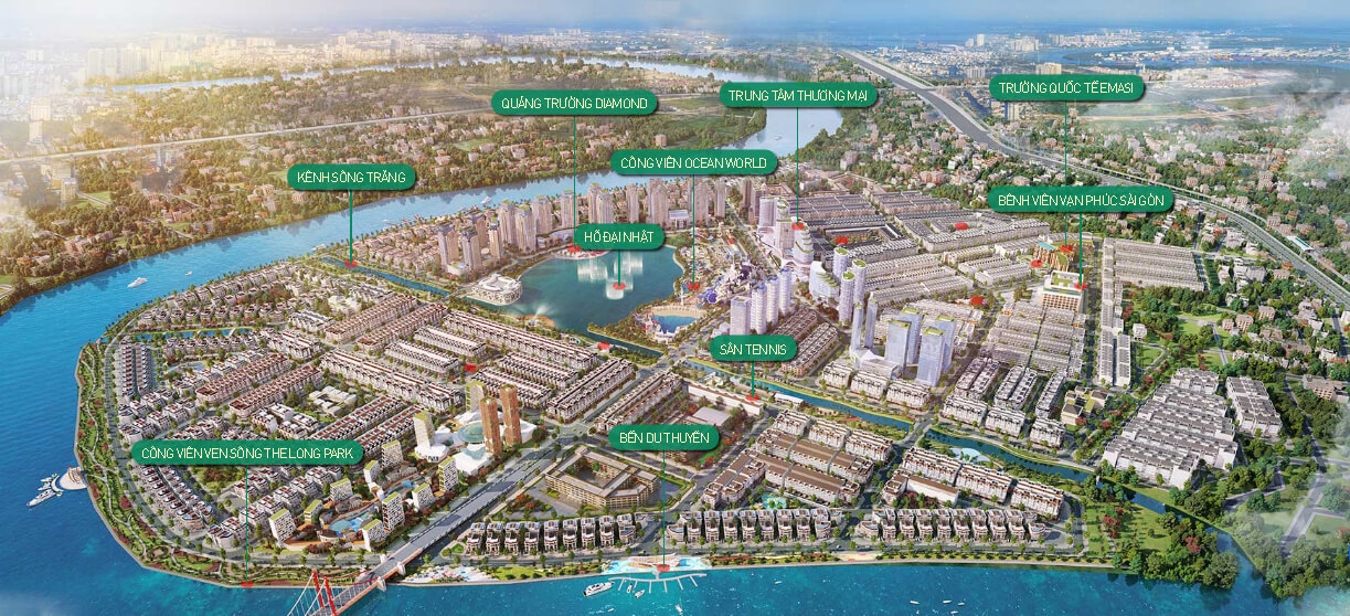 Tiện ích khu đô thị Vạn Phúc City