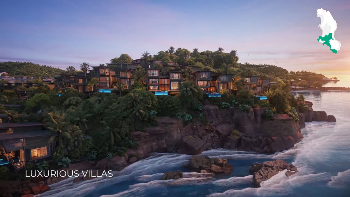 Luxurious villas